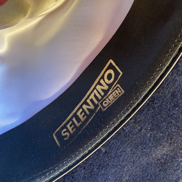 Selentino velour Fedora style hat size 7 1/2 in good condition - Picture 10 of 12